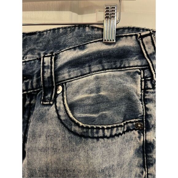 True Religion Mens Stone Washed Straight Leg Jeans sz 31 EUC - Picture 4 of 10